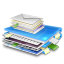 Blue Folder Icon 64x64 png