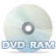 DVD-RAM Disc Icon 64x64 png