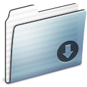 Drop Folder Graphite Stripe Icon - Cats Icons - SoftIcons.com