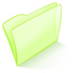 Dossier Green Normal Icon 256x256 png