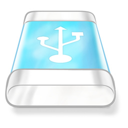 Drive Blue USB Icon 256x256 png