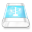 Drive Blue USB Icon 32x32 png