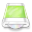 Drive Green Disk Icon 32x32 png