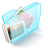 Dossier Blue Pictures Icon