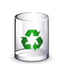 Filesystems Trash Can Empty Icon 128x128 png