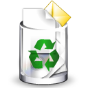 Filesystems Trash Can Full Icon 128x128 png