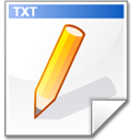 Mimetypes TXT 2 Icon
