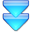 Actions 2 Down Arrow 2 Icon 32x32 png