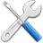 Actions Lin Agt Wrench Icon 48x48 png