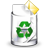 Filesystems Trash Can Full Icon 48x48 png