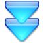 Actions 2 Down Arrow 2 Icon 64x64 png