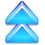 Actions 2 Up Arrow Icon 64x64 png
