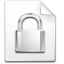 Mimetypes File Locked Icon 64x64 png