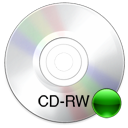 Devices CD Writer Mount Icon