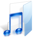 Filesystems Folder Music Icon 128x128 png