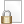 Mimetypes File Locked Icon 24x24 png