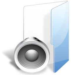 Filesystems Folder Sound Icon 256x256 png