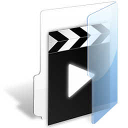 Filesystems Folder Video Icon 256x256 png