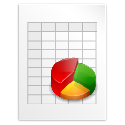 Mimetypes Spreadsheet Document Icon 256x256 png