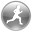 Actions Click-N-Run Grey Icon 32x32 png