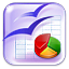Apps OpenOffice.org Calc Icon 64x64 png