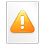 Filesystems File Alert Icon 64x64 png