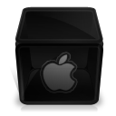 Ebony Mac Icon 128x128 png
