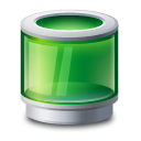 Recycle Bin Green Icon 128x128 png