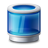 Recycle Bin Blue Icon