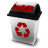 Recycle Bin Full Icon 48x48 png