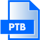 PTB File Extension Icon - File Extension Icons - SoftIcons.com