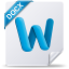 DOCX Mac Icon 64x64 png