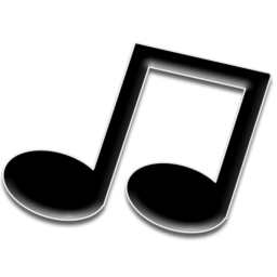 Music Black Normal Icon 256x256 png