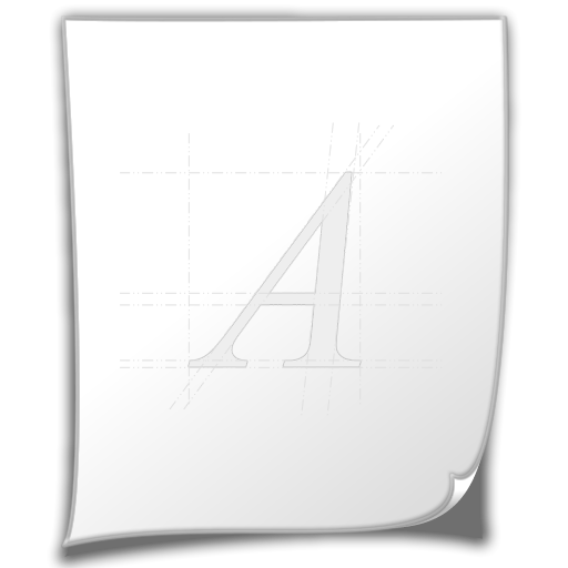 Font File Icon 512x512 png