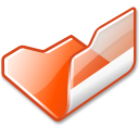 Filesystems Folder Orange Open Icon