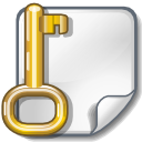 Mimetypes Encrypted Icon 128x128 png