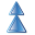 Actions 2 Up Arrow Icon 32x32 png