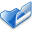 Filesystems Folder Blue Open Icon 32x32 png