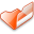 Filesystems Folder Orange Open Icon 32x32 png