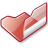 Filesystems Folder Red Open Icon