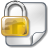 Mimetypes File Locked Icon 48x48 png