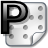 Mimetypes Source P Icon 48x48 png