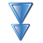 Actions 2 Down Arrow Icon