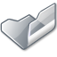 Filesystems Folder Grey Open Icon 64x64 png