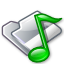 Filesystems Folder Sound Icon 64x64 png