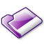 Filesystems Folder Violet Icon 64x64 png