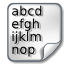 Mimetypes ASCII Icon 64x64 png