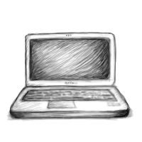 Notebook Grey Icon 200x200 png