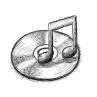 Music Grey Icon 200x200 png
