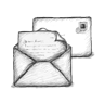 Messages Grey Icon 96x96 png